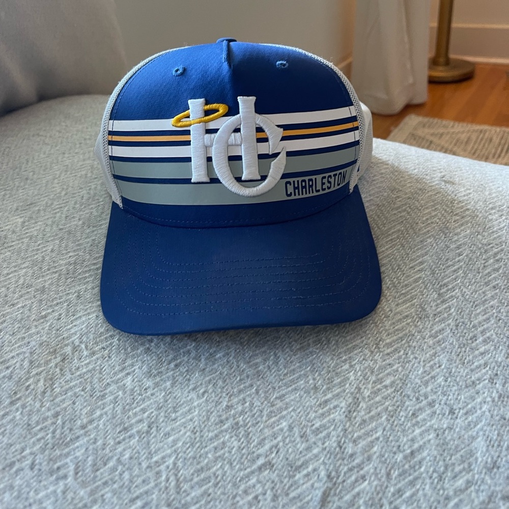 Charleston Riverdogs ,special edition Holy City , Blue Striped Trucker Hat